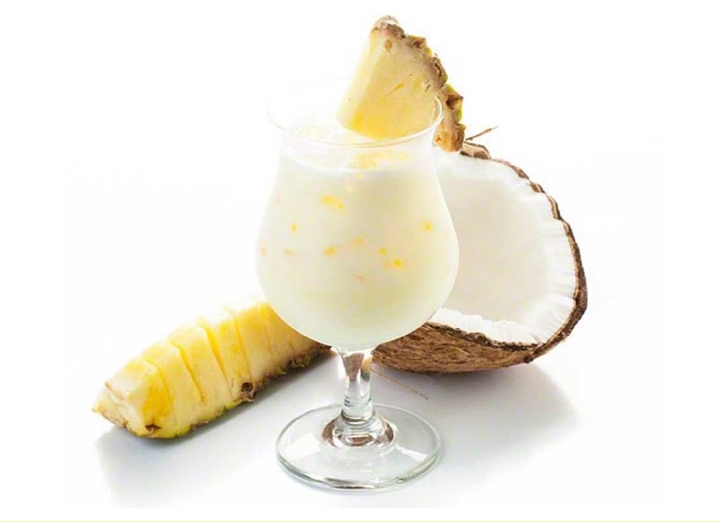 Piña Colada frozen yogurt